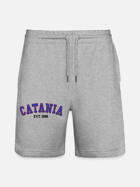 Catania Est. 1986 - Stanley/Stella Trainer Unisex Organic Jogging Shorts - heather grey