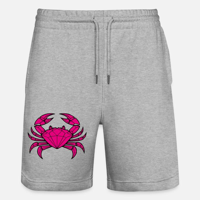 Cancer – Protection et force - Short de jogging bio TRAINER Stanley/Stella unisexe - gris chiné
