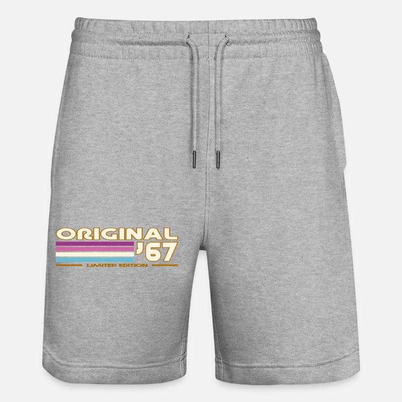 1967 - Short de jogging bio TRAINER Stanley/Stella unisexe - gris chiné