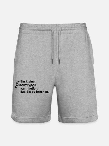Eis brechen - Stanley/Stella Unisex Bio Joggingshorts Trainer  - Grau meliert