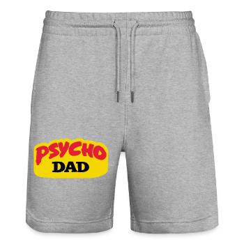 Psycho Dad - La série télévisée Lieblingss d’Al Bundy dans les années 90 - Short de jogging bio TRAINER Stanley/Stella unisexe - gris chiné - Devant - Nik (191cm) & Marisol (170cm)