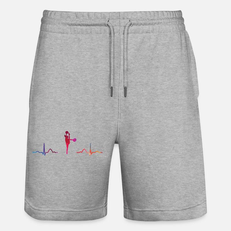 Cheerleader Cheer Mom Cheerleading - Stanley/Stella Unisex Bio Joggingshorts Trainer  - Grau meliert
