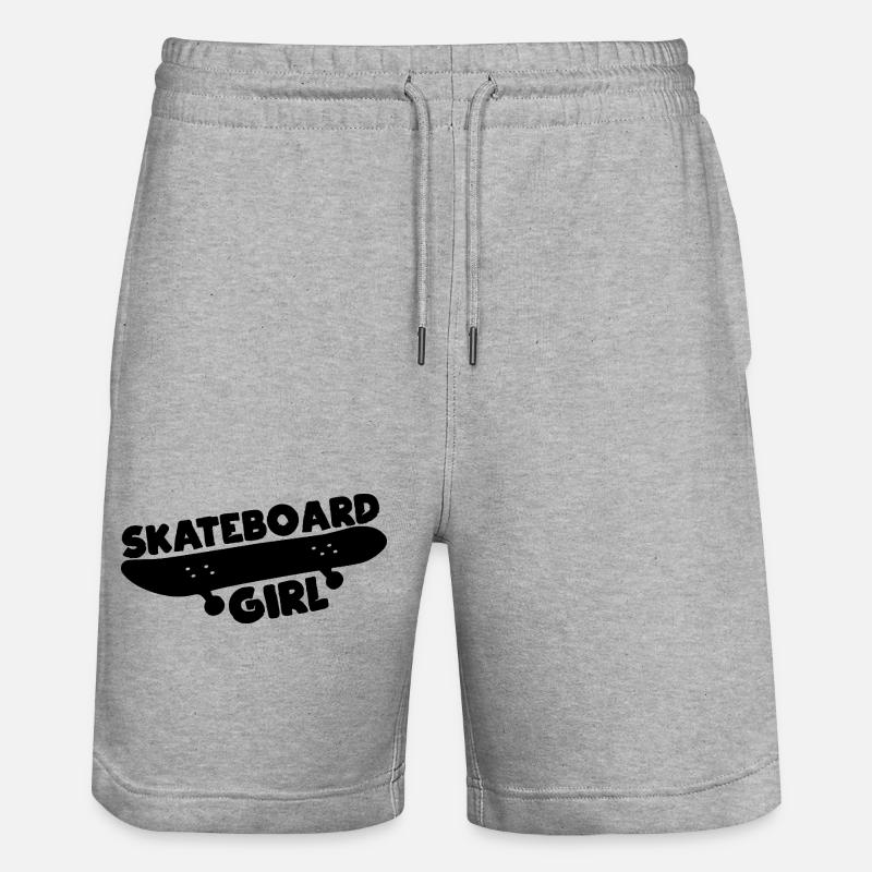 Skateur - Short de jogging bio TRAINER Stanley/Stella unisexe - gris chiné