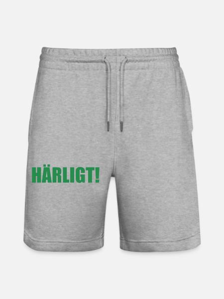 Vert-noir de Göteborg - Short de jogging bio TRAINER Stanley/Stella unisexe - gris chiné