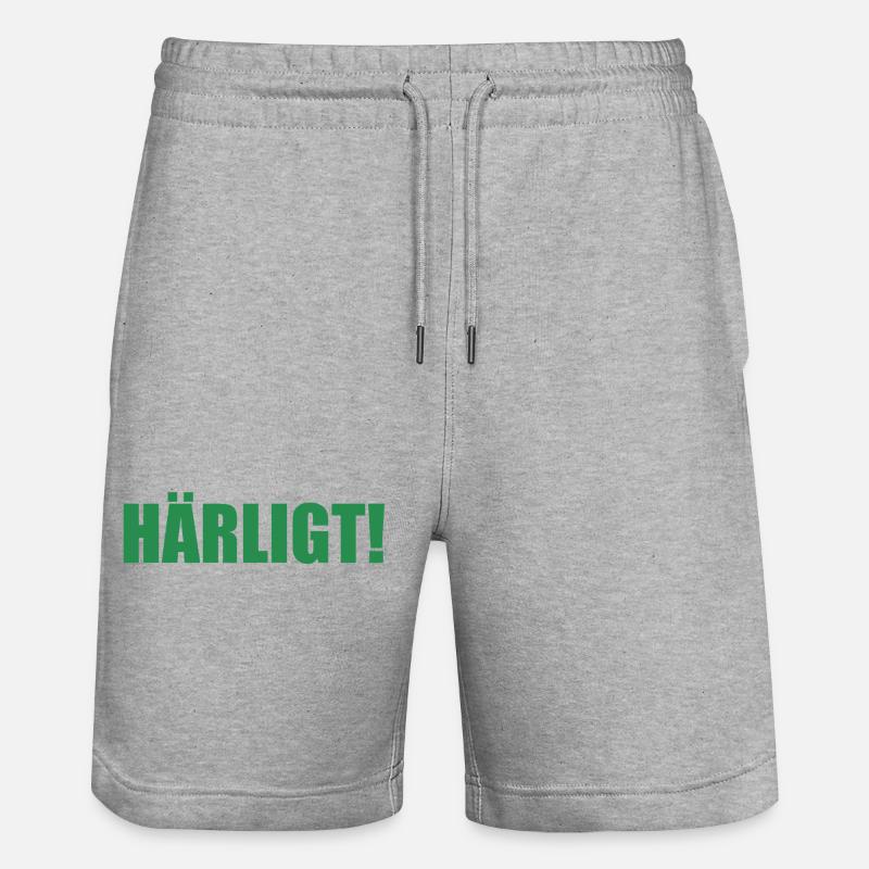Vert-noir de Göteborg - Short de jogging bio TRAINER Stanley/Stella unisexe - gris chiné