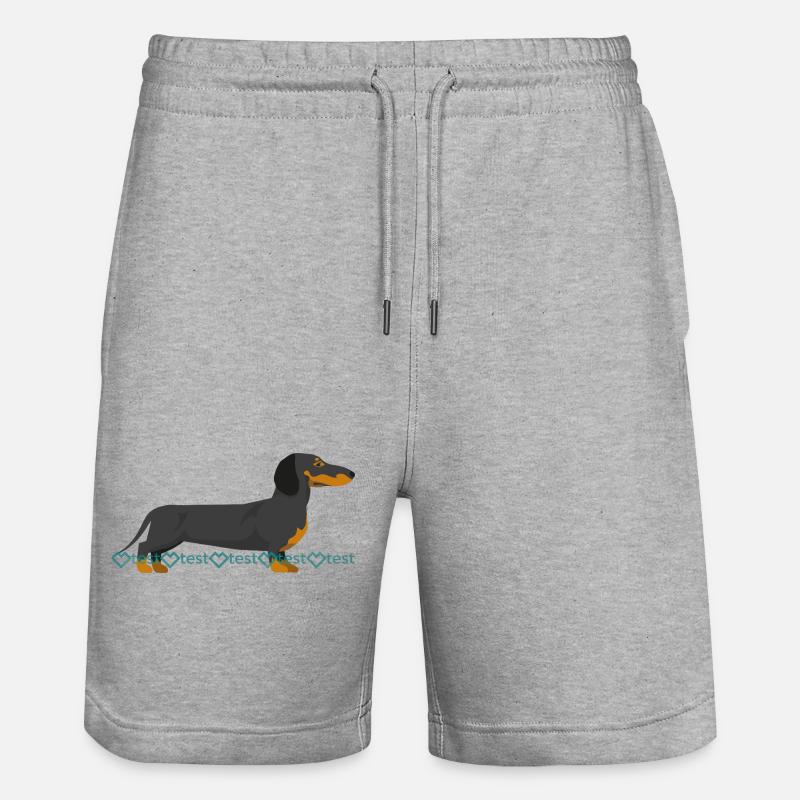 Image du teckel - Short de jogging bio TRAINER Stanley/Stella unisexe - gris chiné