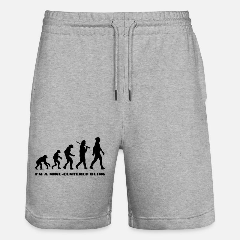 Evolution - Stanley/Stella Trainer Unisex Organic Jogging Shorts - heather grey