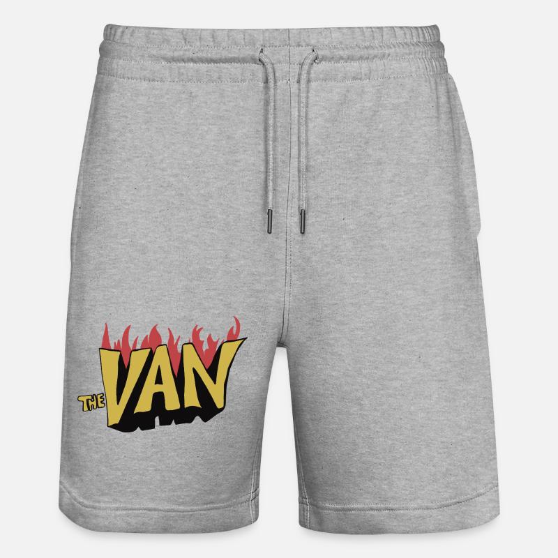 Le Van Retro - Short de jogging bio TRAINER Stanley/Stella unisexe - gris chiné