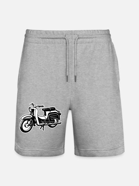 Schwalbe - two-tone - Stanley/Stella Trainer Unisex Organic Jogging Shorts - heather grey
