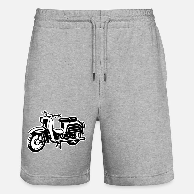 Schwalbe - two-tone - Stanley/Stella Trainer Unisex Organic Jogging Shorts - heather grey