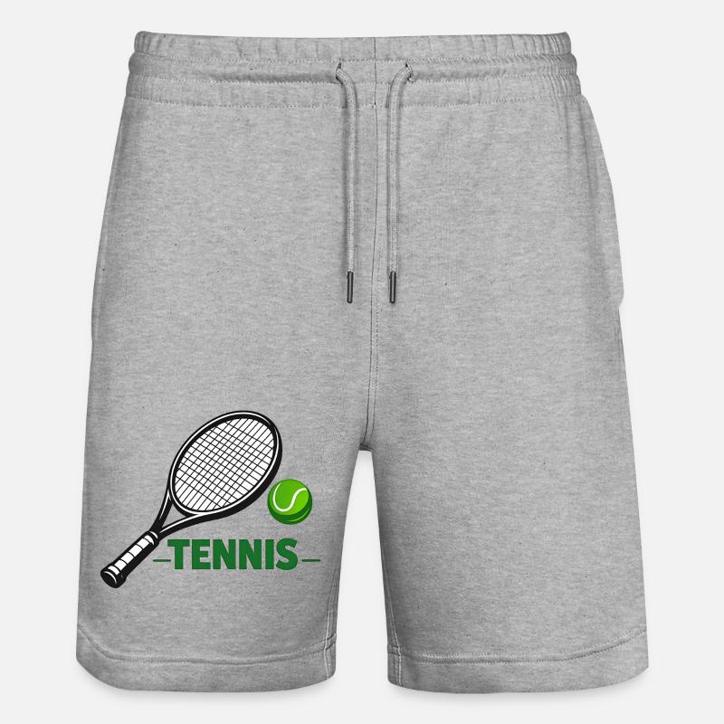 Conception de tennis - Short de jogging bio TRAINER Stanley/Stella unisexe - gris chiné
