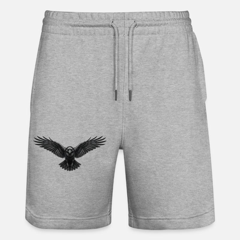 Rabe - Stanley/Stella Unisex Bio Joggingshorts Trainer - Grau meliert