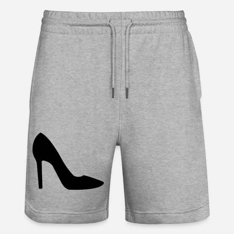 High Heels - Stanley/Stella Unisex Bio Joggingshorts Trainer  - Grau meliert