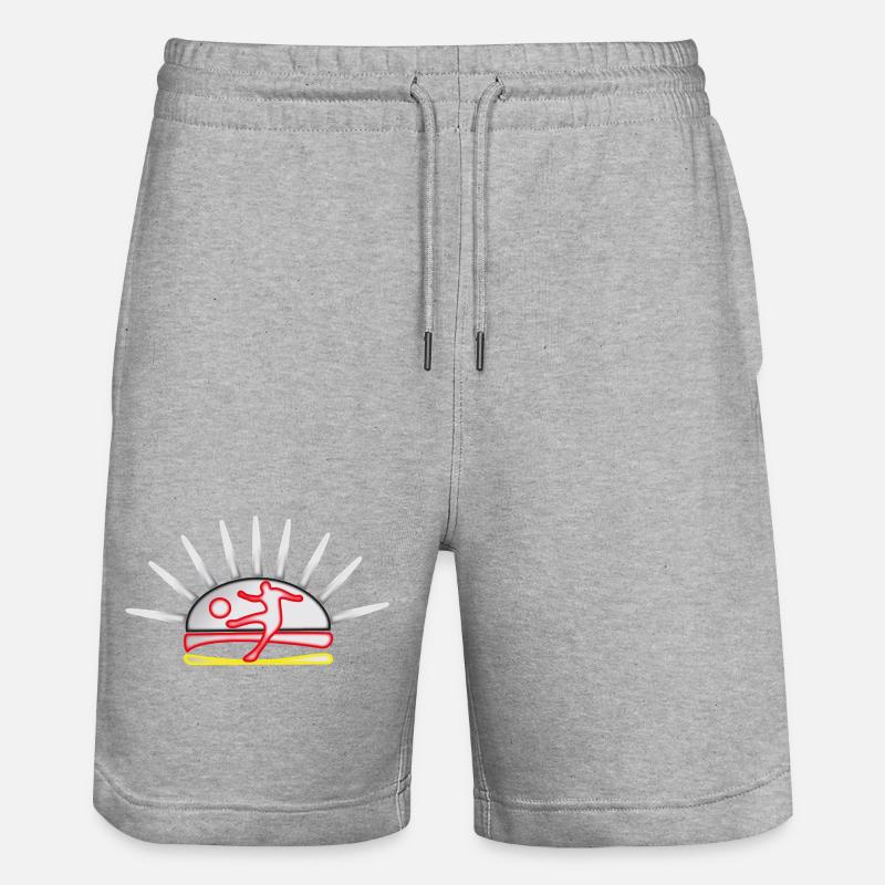 Sun foosball table - Stanley/Stella Trainer Unisex Organic Jogging Shorts - heather grey