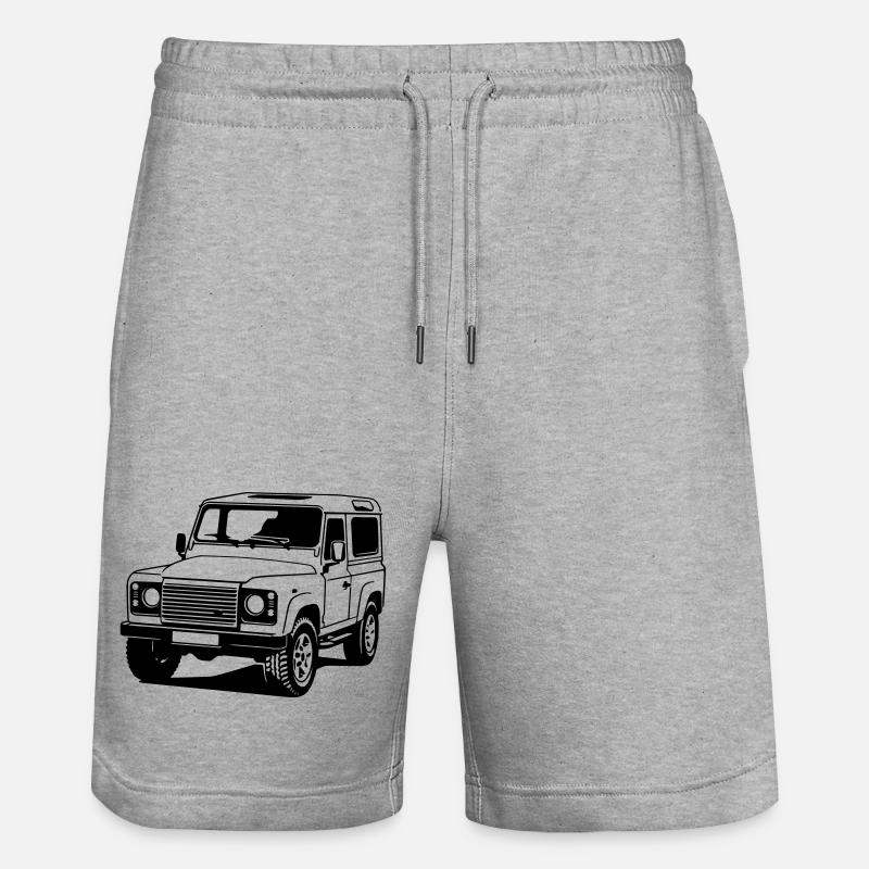 Defender - Stanley/Stella Trainer Unisex Organic Jogging Shorts - heather grey