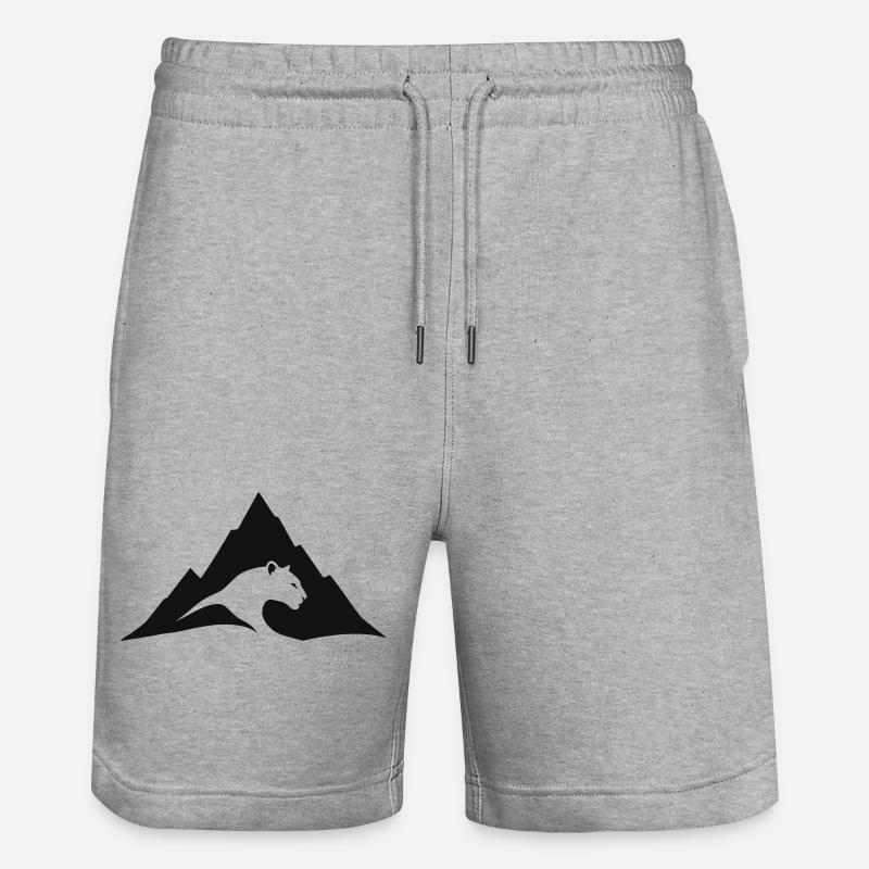 Panthère - Short de jogging bio TRAINER Stanley/Stella unisexe - gris chiné