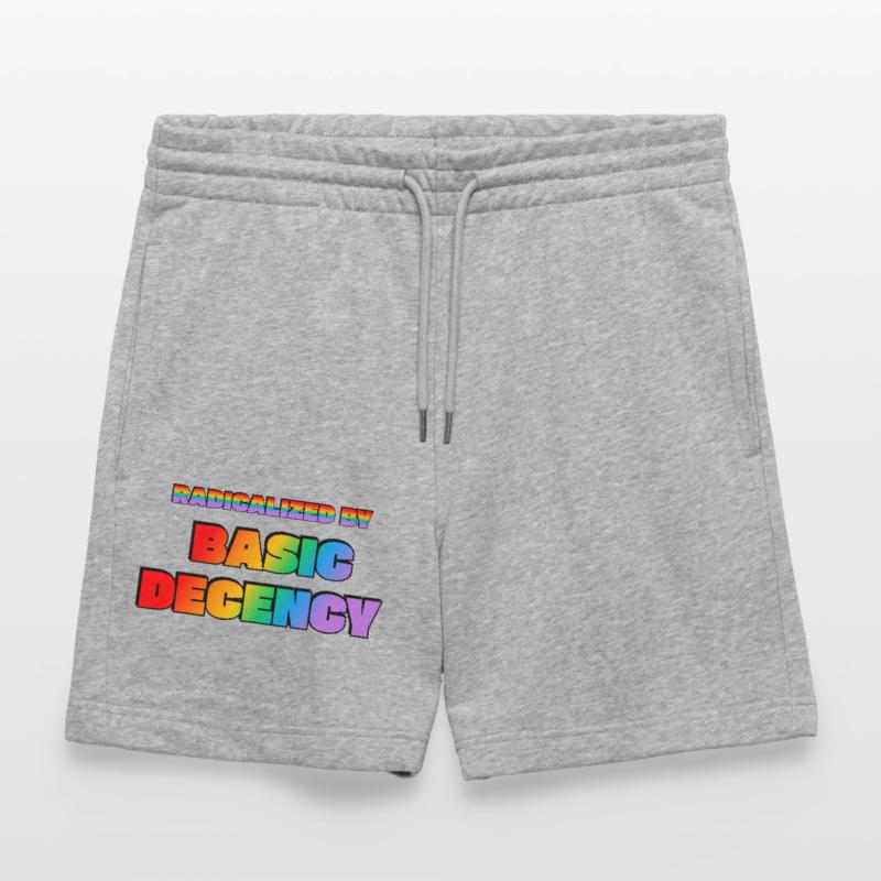 Radicalized by Basic Decency Stanley/Stella Trainer Unisex Organic Jogging Shorts