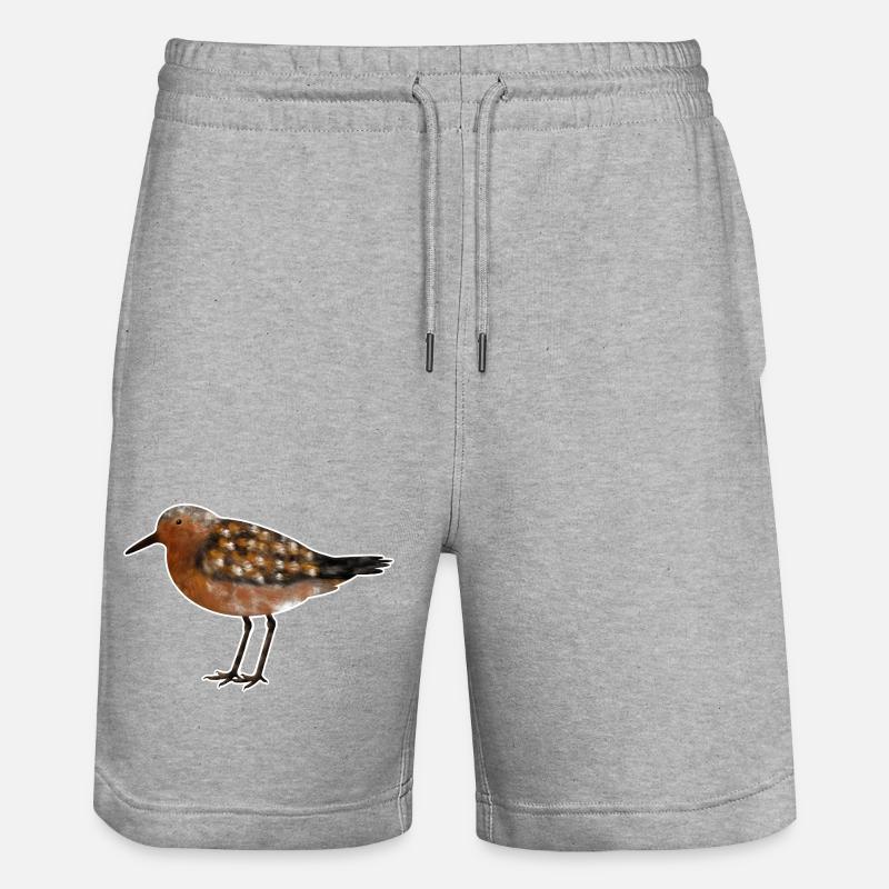 Knut.1 - Stanley/Stella Trainer Unisex Organic Jogging Shorts - heather grey