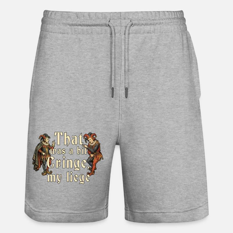 Ren Faire Medieval - Stanley/Stella Unisex Bio Joggingshorts Trainer  - Grau meliert