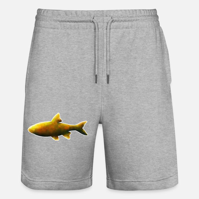 Hasel . 1 - Stanley/Stella Unisex Bio Joggingshorts Trainer - Grau meliert