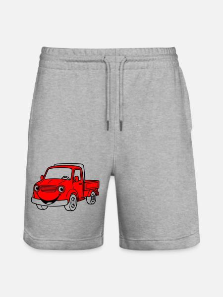 Truck Kids - Stanley/Stella Trainer Unisex Organic Jogging Shorts - heather grey