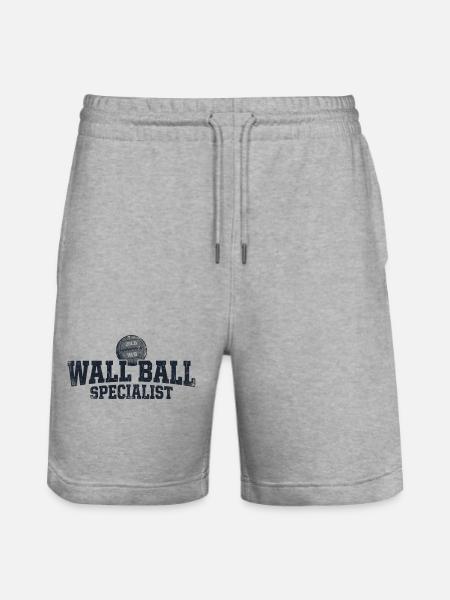 Wall Ball Specialist Cross-Training - Stanley/Stella Unisex Bio Joggingshorts Trainer  - Grau meliert