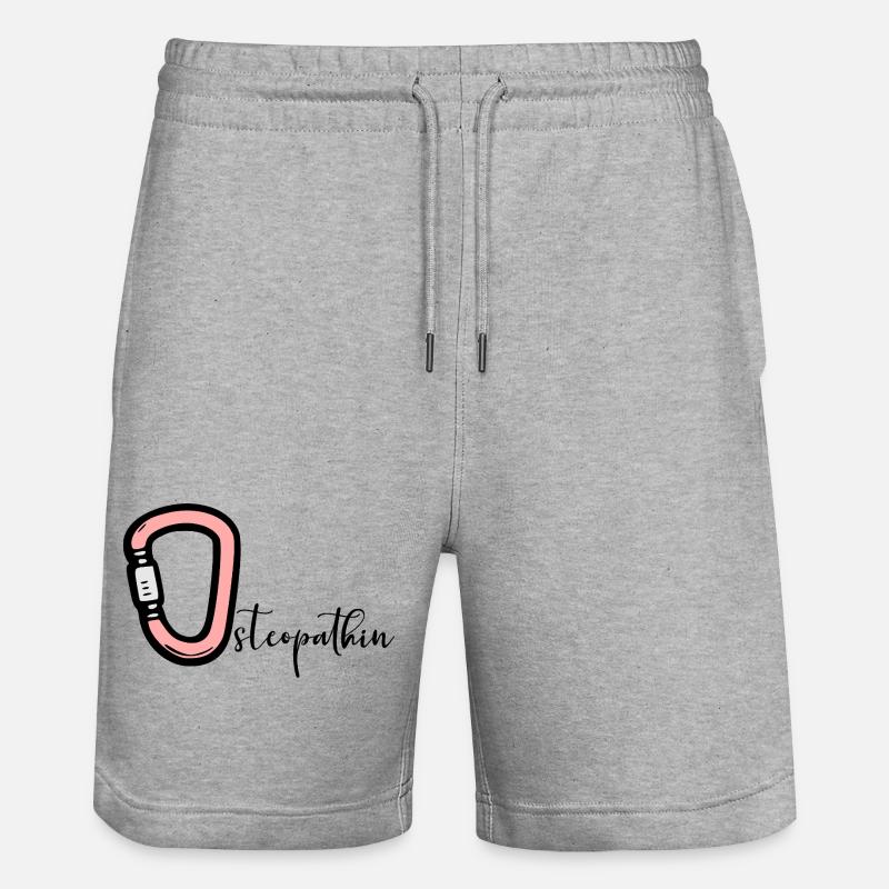 Osteopathy Osteopath - Stanley/Stella Trainer Unisex Organic Jogging Shorts - heather grey