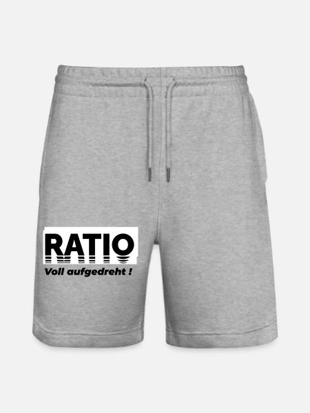 Ratio - Stanley/Stella Unisex Bio Joggingshorts Trainer - Grau meliert