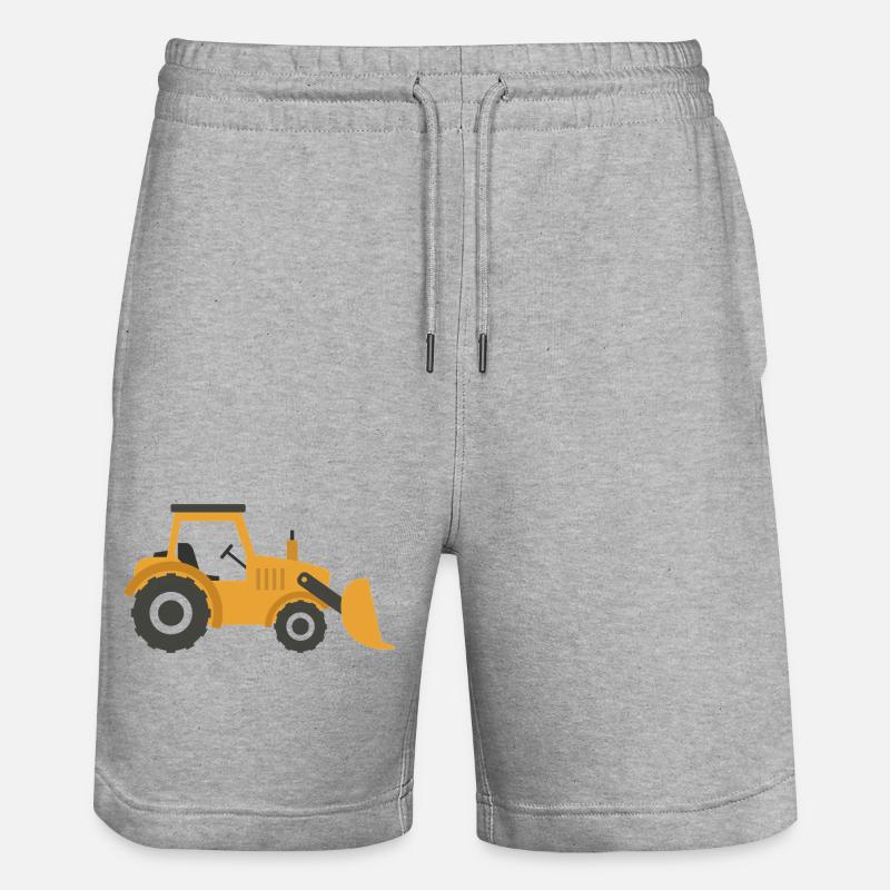 Bêcheur - Short de jogging bio TRAINER Stanley/Stella unisexe - gris chiné