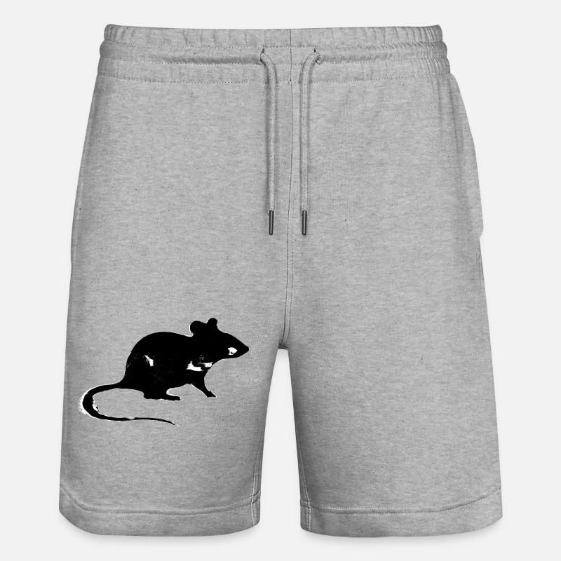 Rat - Short de jogging bio TRAINER Stanley/Stella unisexe - gris chiné