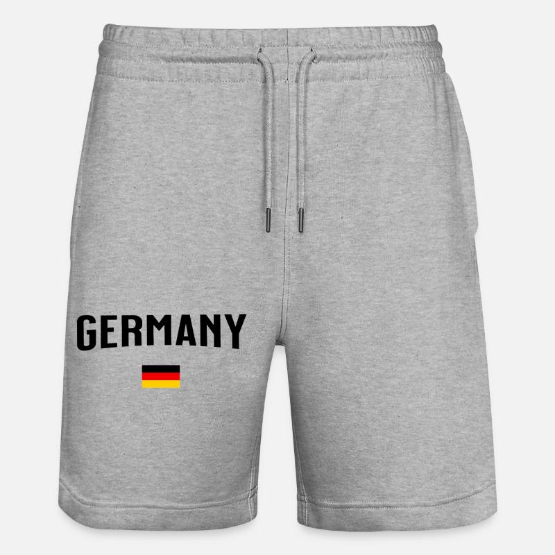 Allemagne - Short de jogging bio TRAINER Stanley/Stella unisexe - gris chiné