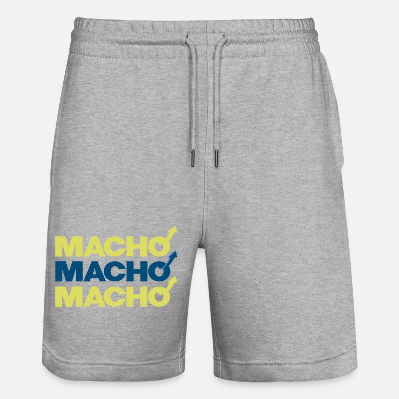 Macho - Short de jogging bio TRAINER Stanley/Stella unisexe - gris chiné