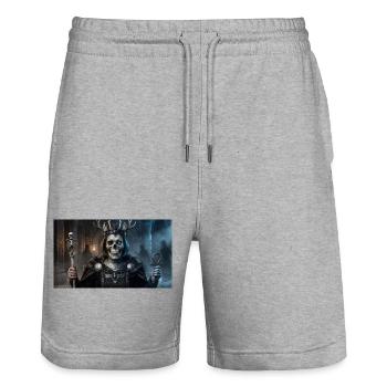 Tites: Totenkönig der Schatten - Stanley/Stella Unisex Bio Joggingshorts Trainer  - Grau meliert - Vorne - Nik (191cm) & Marisol (170cm)