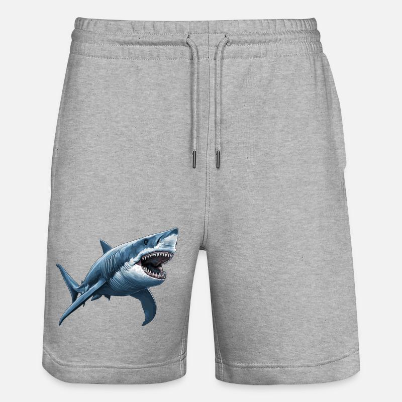 Requins Requin - Short de jogging bio TRAINER Stanley/Stella unisexe - gris chiné