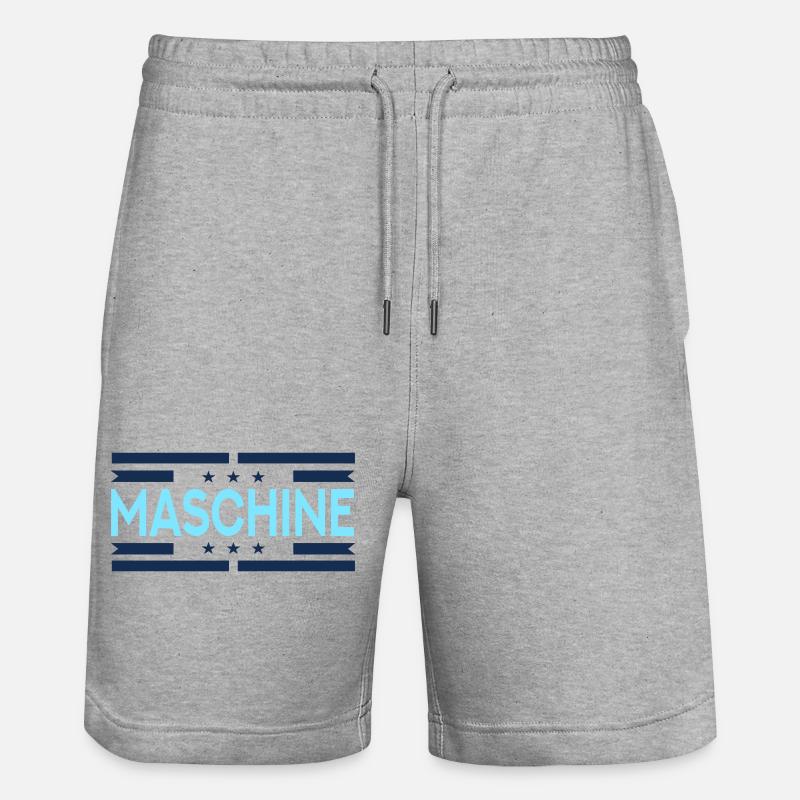 Machine - Short de jogging bio TRAINER Stanley/Stella unisexe - gris chiné