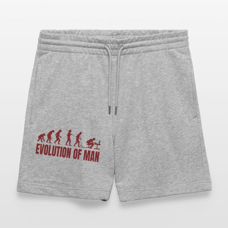 Computer PC Evolution Computer Scientist Programmer Stanley/Stella Trainer Unisex Organic Jogging Shorts
