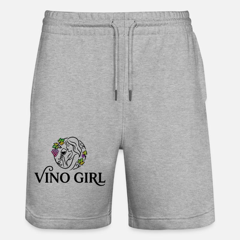 Fille Vino - Short de jogging bio TRAINER Stanley/Stella unisexe - gris chiné