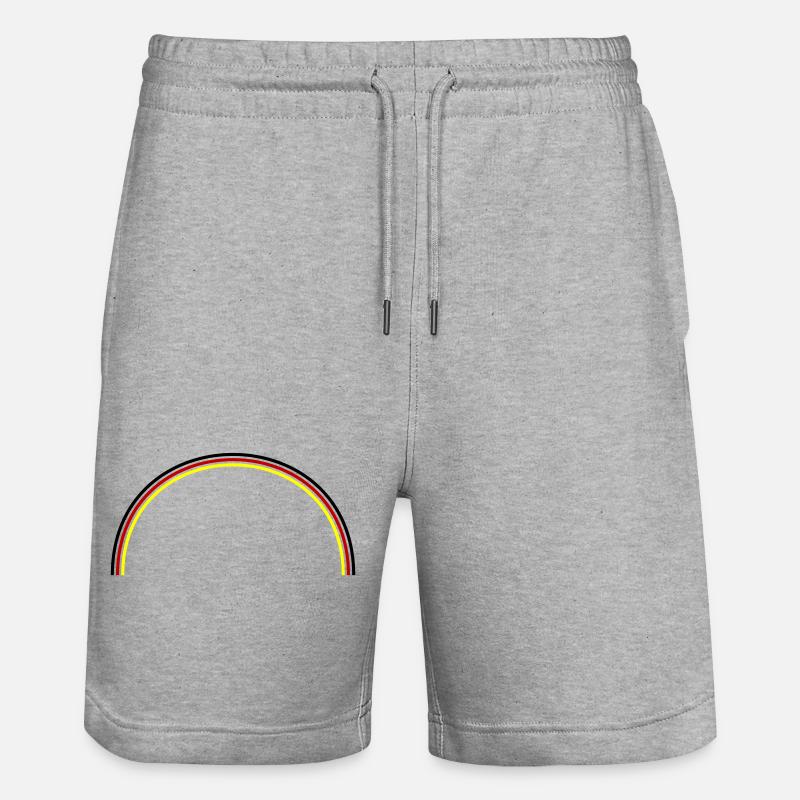 Évent du drapeau allemand - Short de jogging bio TRAINER Stanley/Stella unisexe - gris chiné