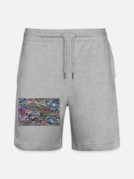 jurfgushj - Stanley/Stella Trainer Unisex Organic Jogging Shorts - heather grey