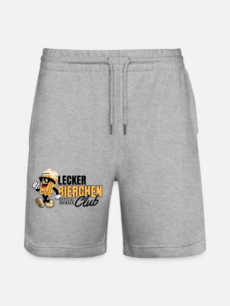 Lecker_Bierchen_Club - Short de jogging bio TRAINER Stanley/Stella unisexe - gris chiné