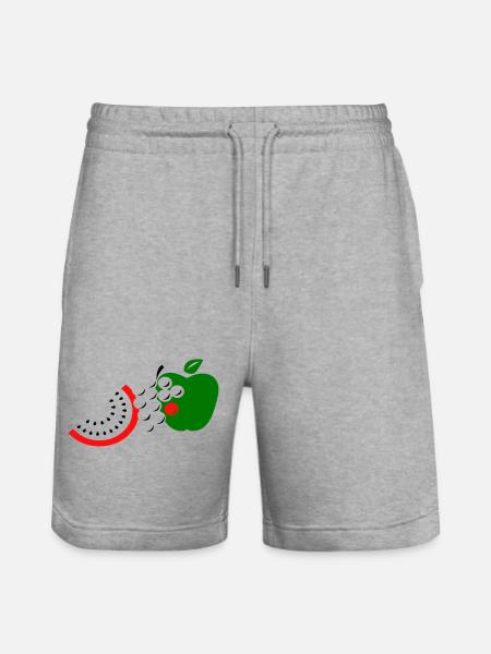 Fruit - Short de jogging bio TRAINER Stanley/Stella unisexe - gris chiné