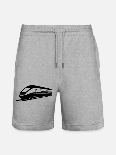 Train - Stanley/Stella Trainer Unisex Organic Jogging Shorts - heather grey