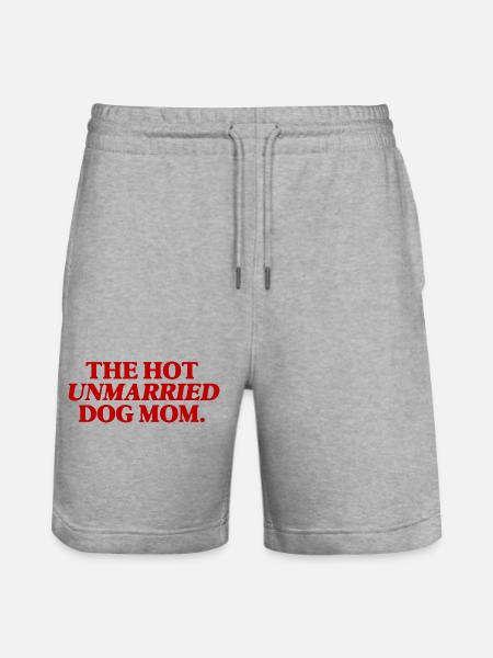 Cadeau drôle de la maman de hot-dog non mariée - Short de jogging bio TRAINER Stanley/Stella unisexe - gris chiné