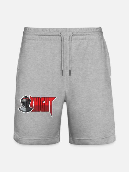 Ritter Knight Gaming E-Sports Logo - Stanley/Stella Trainer Unisex Organic Jogging Shorts - heather grey