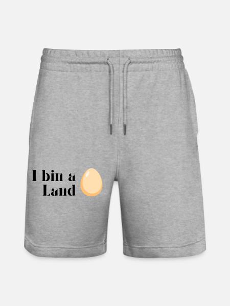 I'm a country bumpkin - Stanley/Stella Trainer Unisex Organic Jogging Shorts - heather grey