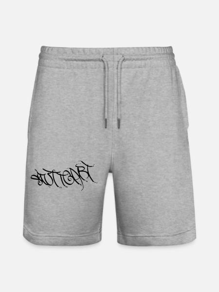 Trendiges Stuttgart T-Shirt - Stanley/Stella Unisex Bio Joggingshorts Trainer - Grau meliert