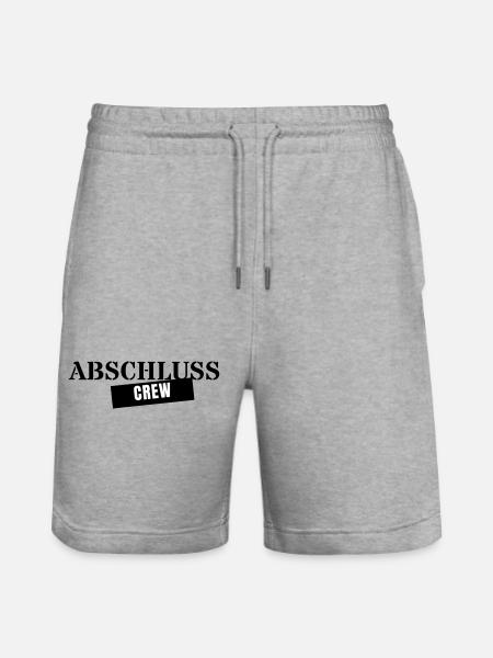 Graduation Crew - Graduation Trip Class 2026 - Stanley/Stella Trainer Unisex Organic Jogging Shorts - heather grey