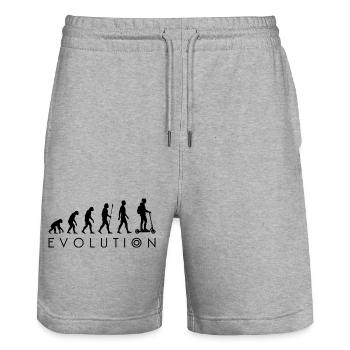 Entwicklung - Stanley/Stella Unisex Bio Joggingshorts Trainer  - Grau meliert - Vorne - Nik (191cm) & Marisol (170cm)
