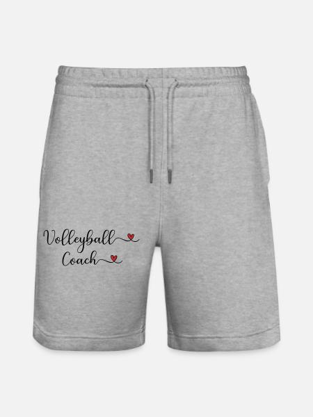 Volleyball-Trainer - Stanley/Stella Unisex Bio Joggingshorts Trainer - Grau meliert