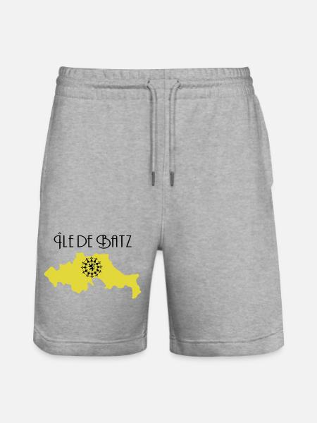 Ile de Batz - Short de jogging bio TRAINER Stanley/Stella unisexe - gris chiné
